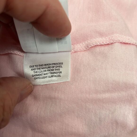 J. Crew Ci166 Pink Broken in Tall Crewneck Cotton T-shirt NWOT size XL - Picture 10 of 10